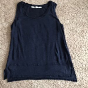 Gibson linen, navy tank